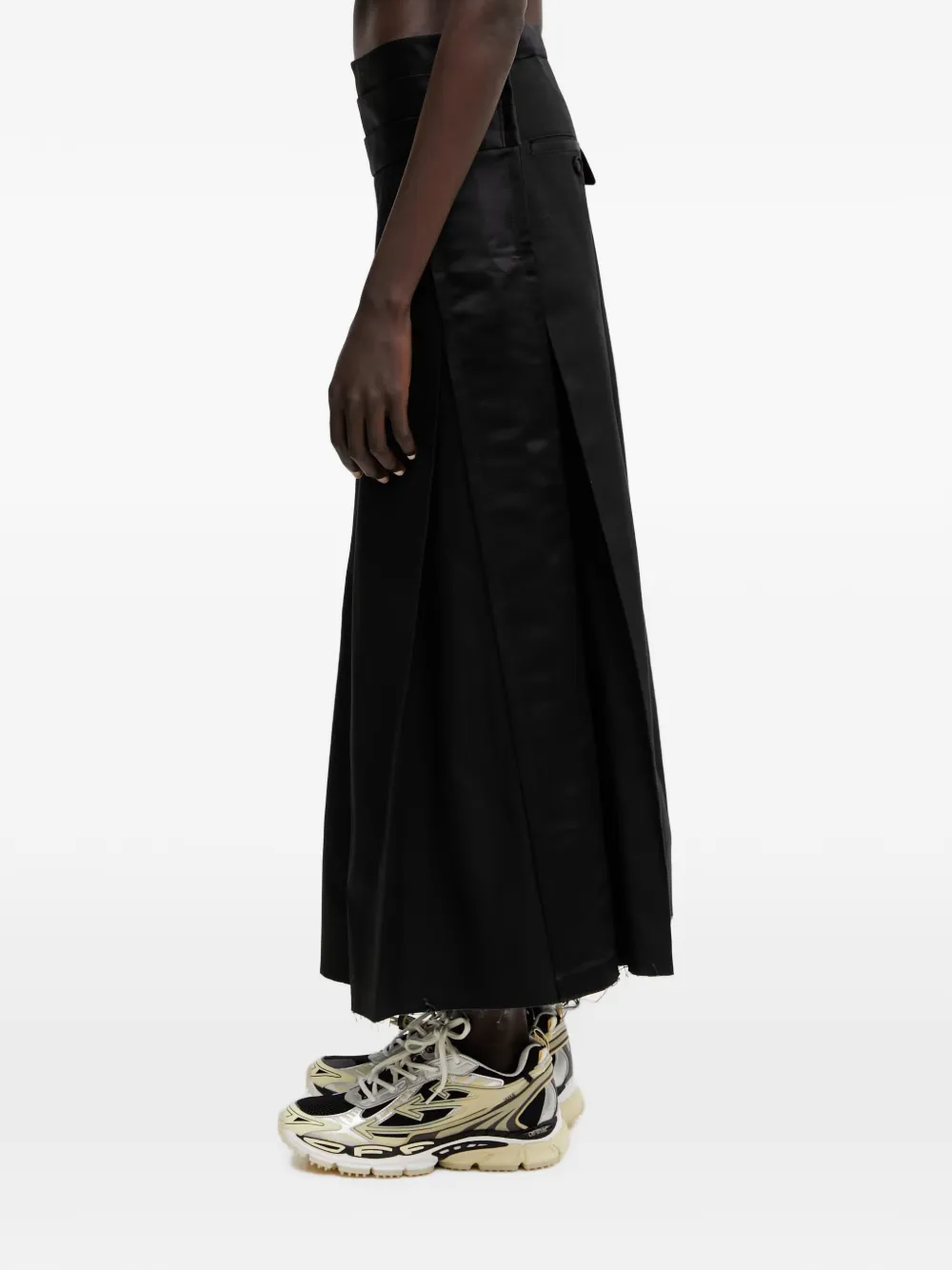 Undercover Maxi-plooirok Zwart