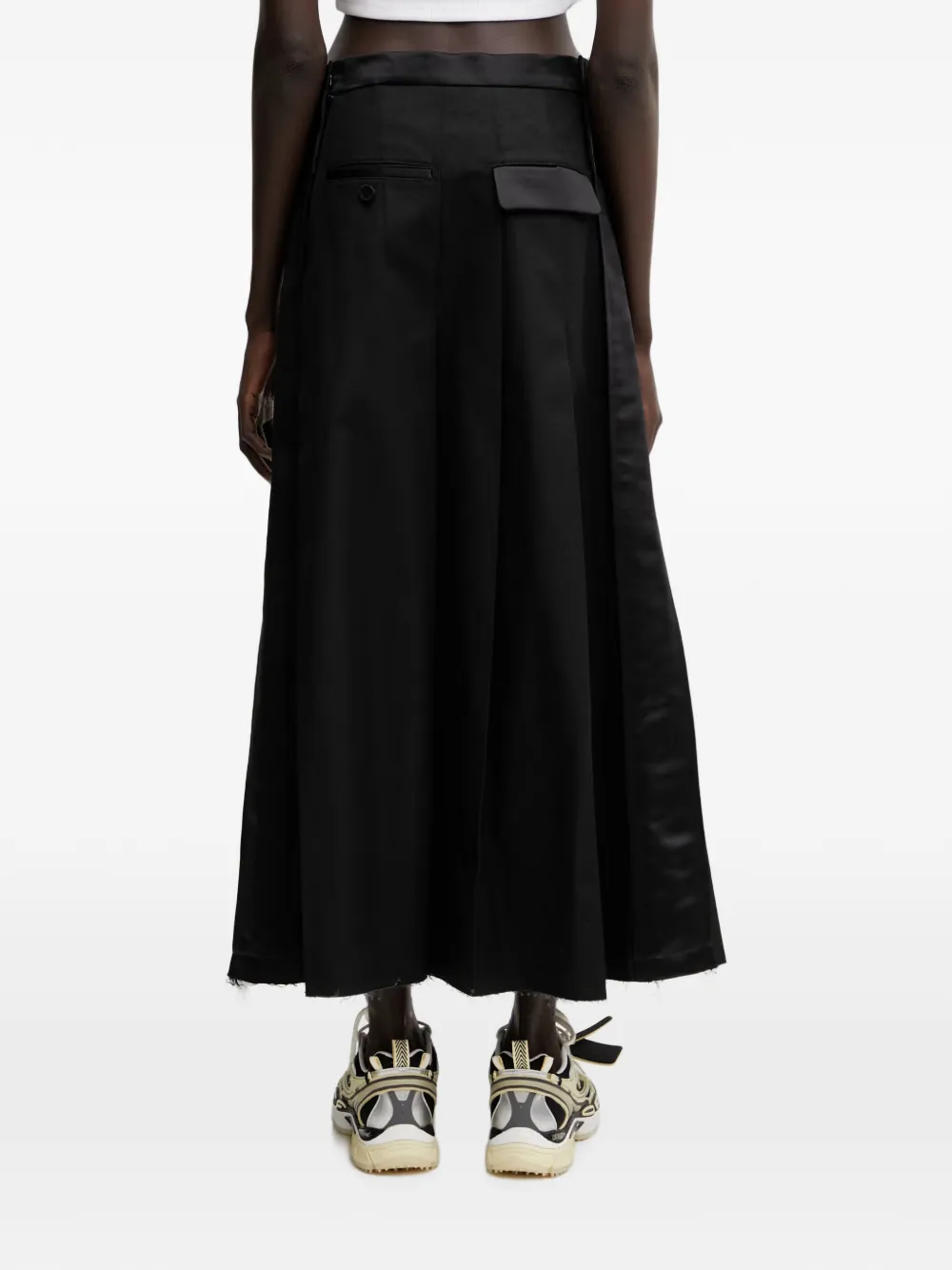 Undercover Maxi-plooirok Zwart