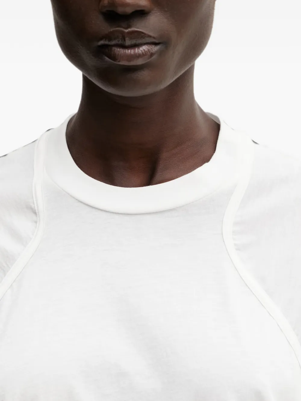 Undercover T-shirt met ruches Wit