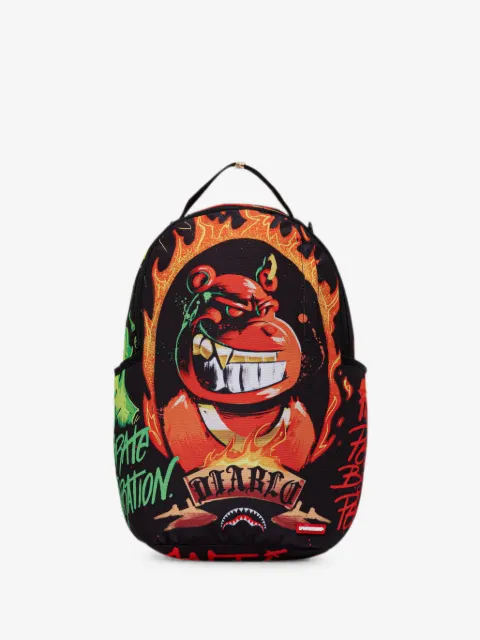 Sprayground Diablo Billion Burdin graphic-print zip-around backpack