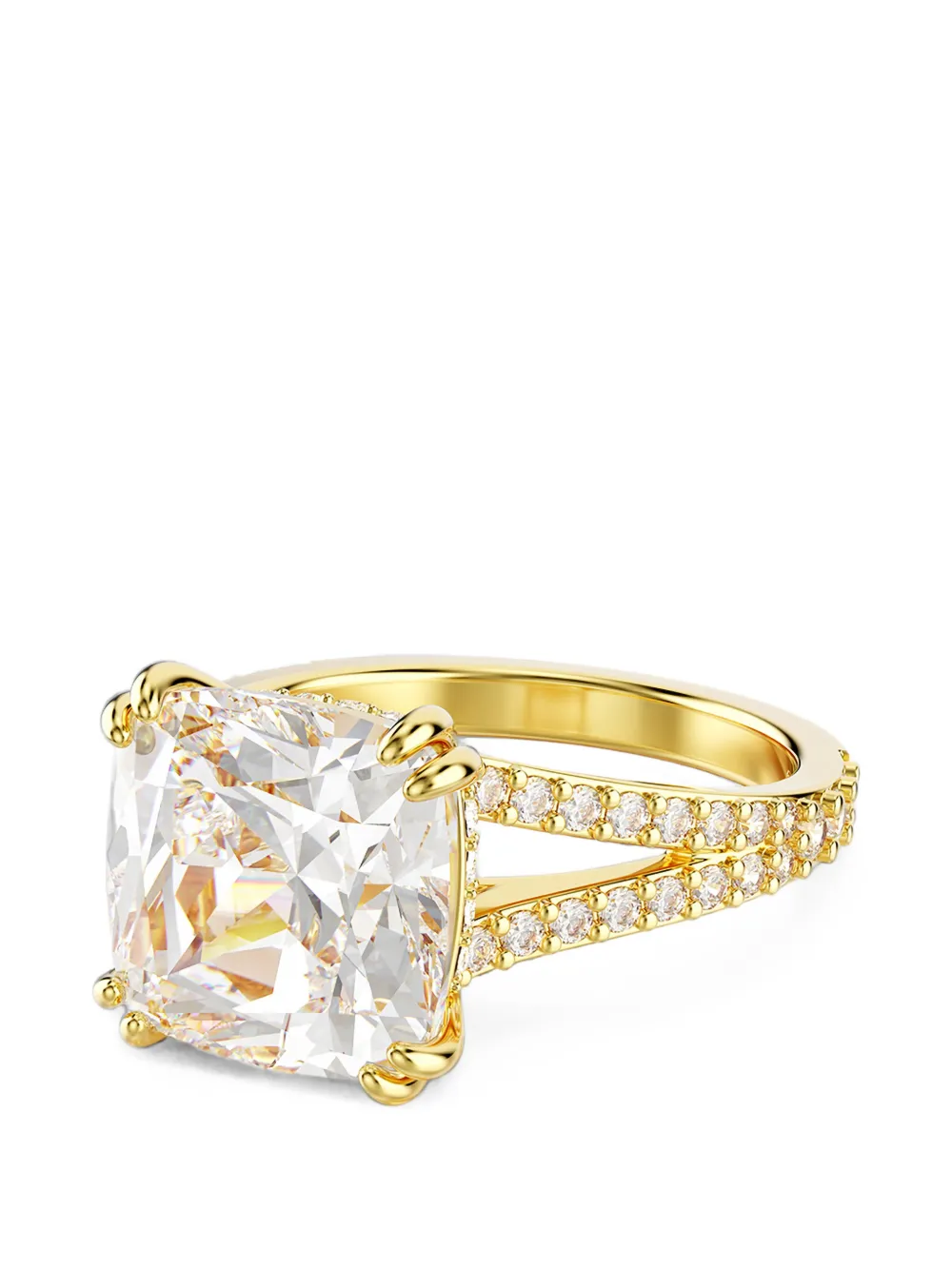 Swarovski Stilla crystal-embellished ring - Gold