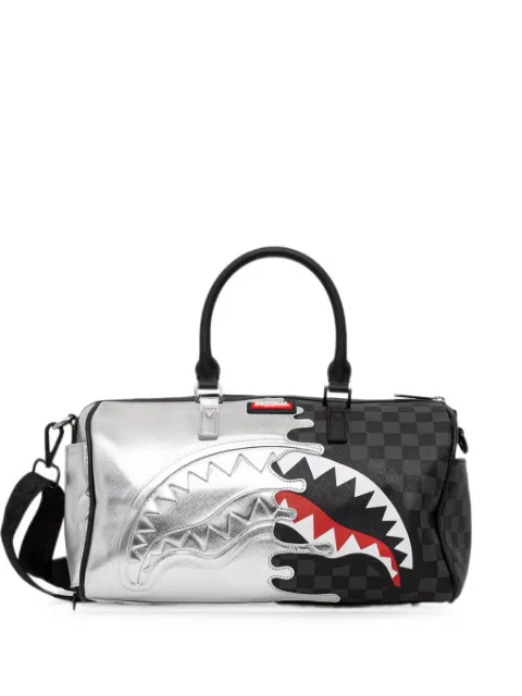 Sprayground Shark-mouth checkerboard holdall
