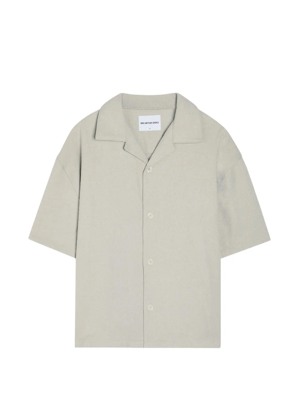MKI Miyuki Zoku Camicia con collo ampio - Toni neutri