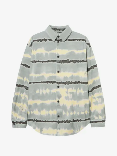 Off-White sobrecamisa con estampado tie-dye