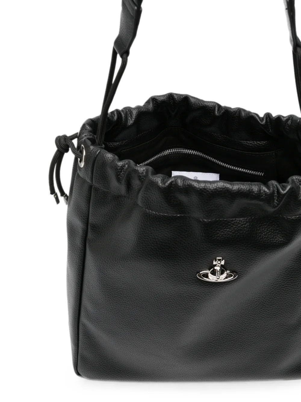 Vivienne Westwood Hilary schoudertas met trekkoord Zwart