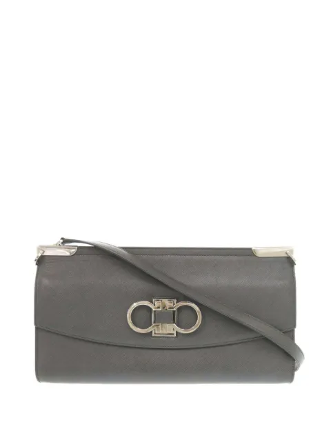 Ferragamo Pre-Owned bolsa de hombro Double Gancini de piel 2000-2020