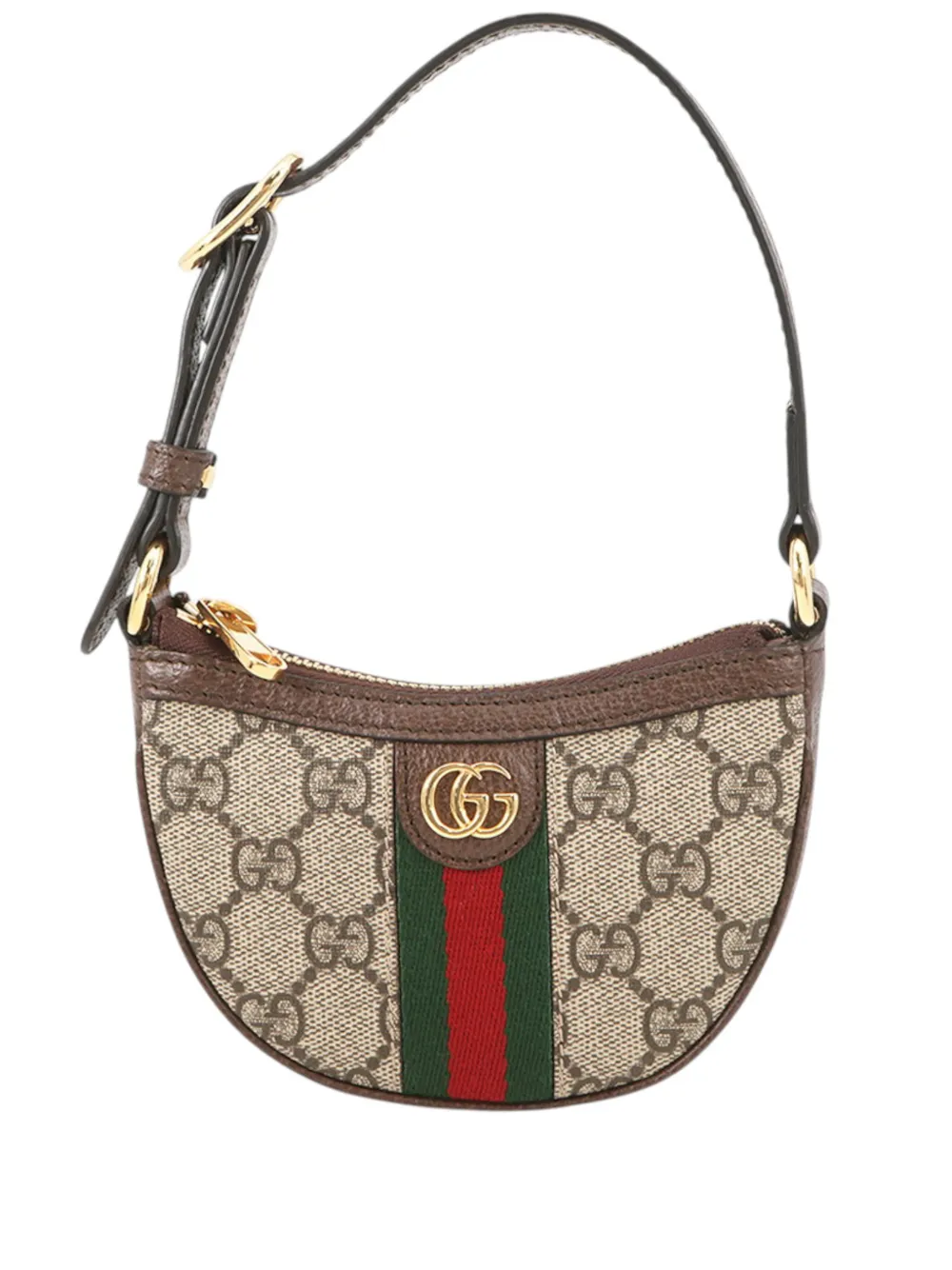 Gucci Pre-Owned Borsa a mano GG Supreme Ophidia mini 2016-2026 - Toni neutri
