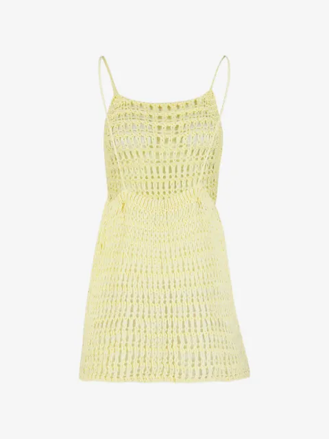 Haight Pipa open-knit A-line mini dress