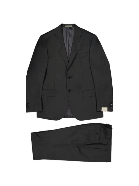 Corneliani melange virgin wool suit