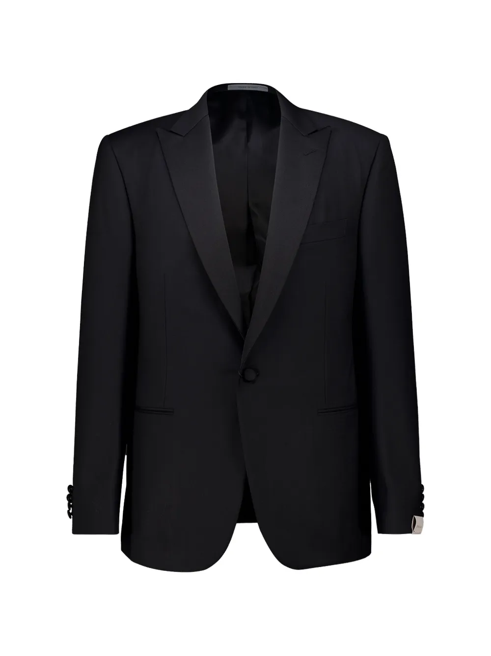 Corneliani Pak van scheerwol met puntige revers Grijs