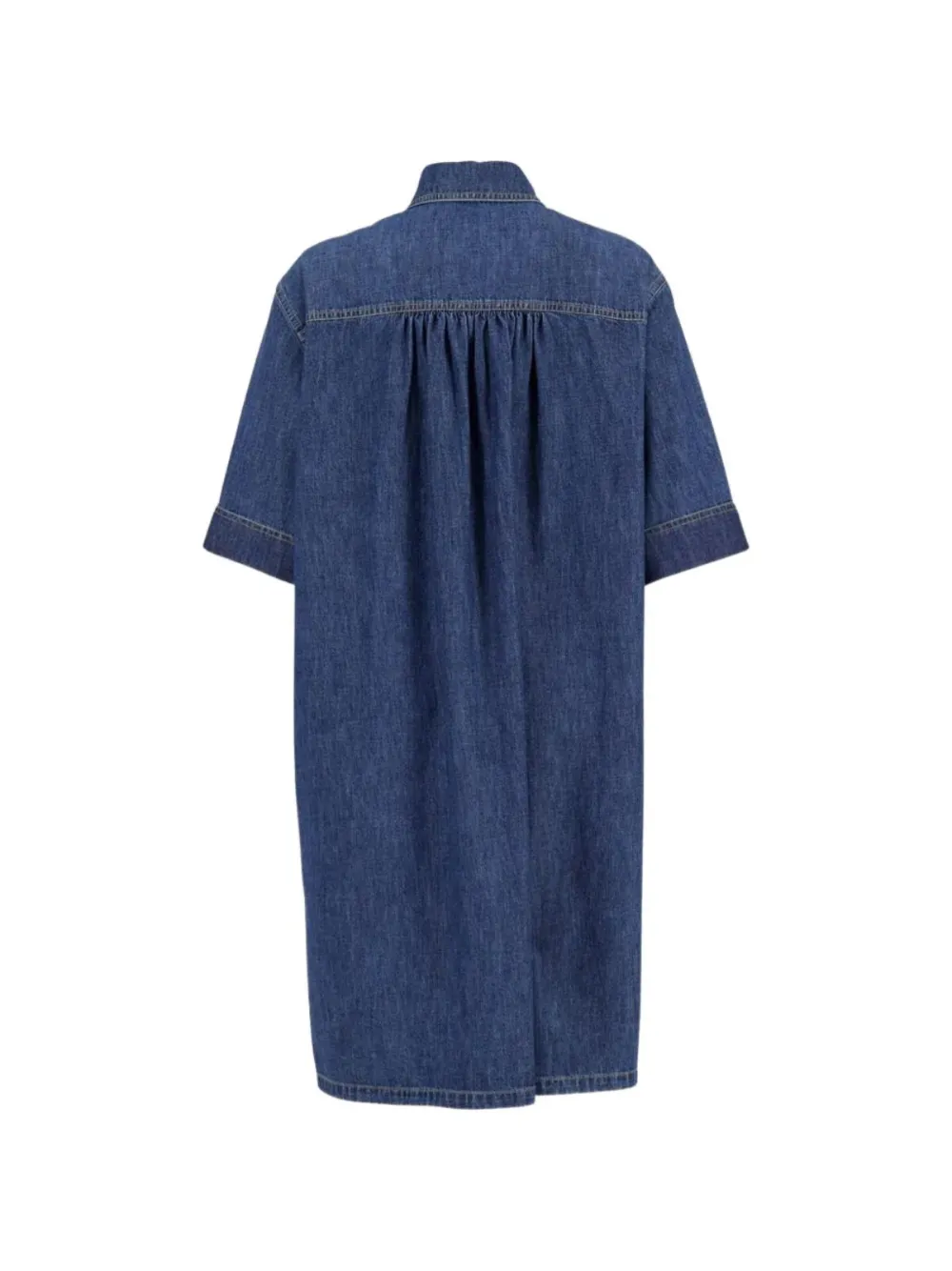Valentino Garavani Button-up spijkerjurk Blauw
