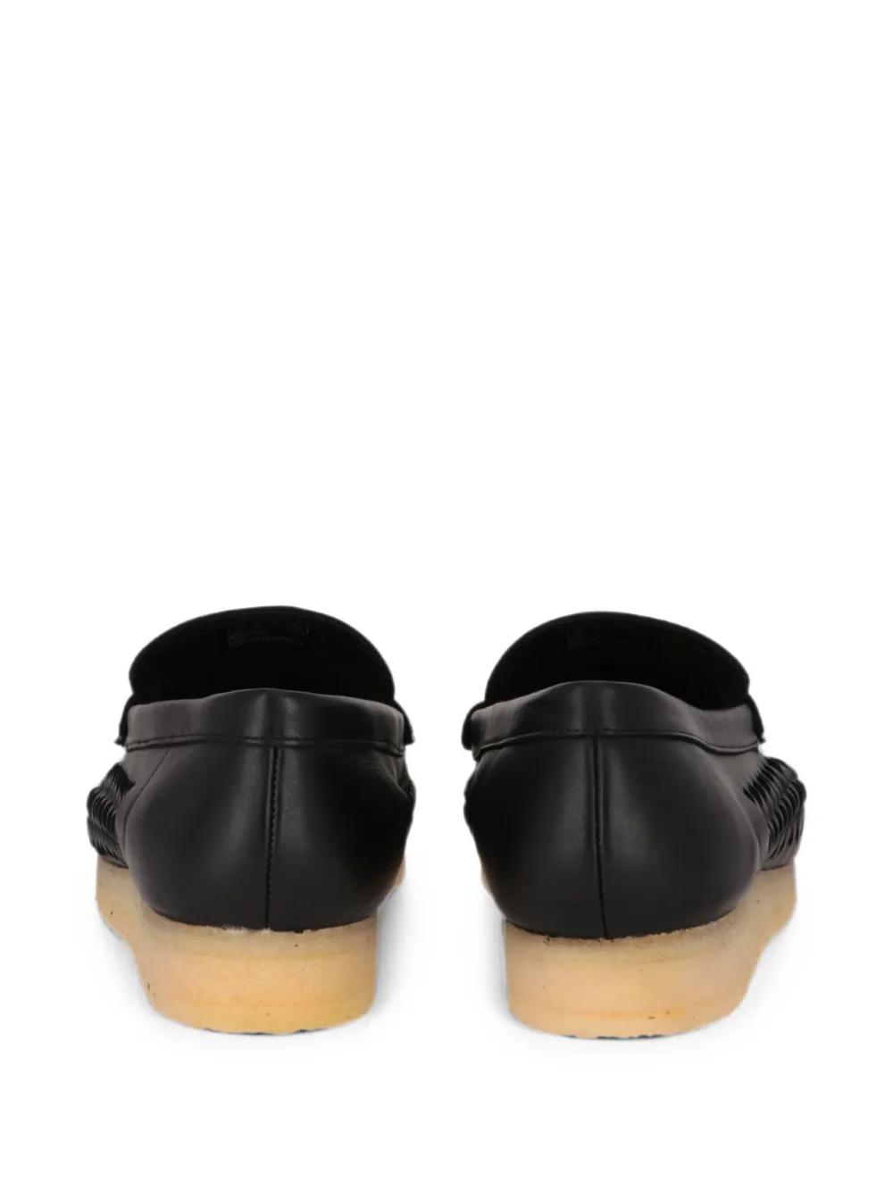 Todd Snyder x Clarks leren loafers Zwart