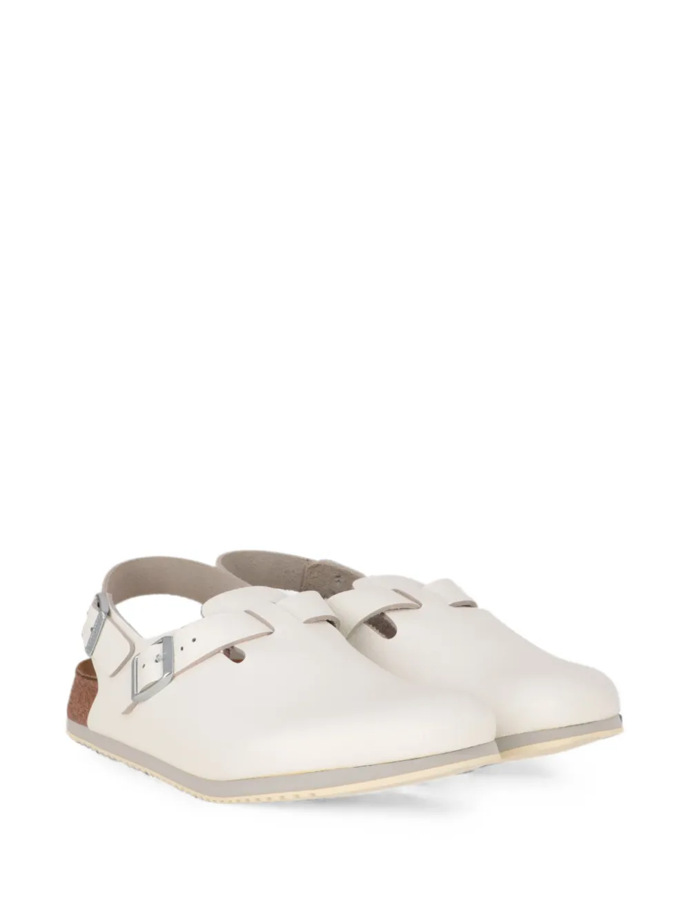 Todd Snyder Slingback muiltjes met gespsluiting Wit