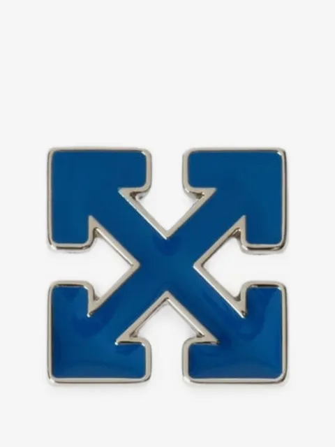 Off-White Enamel Arrow earrings