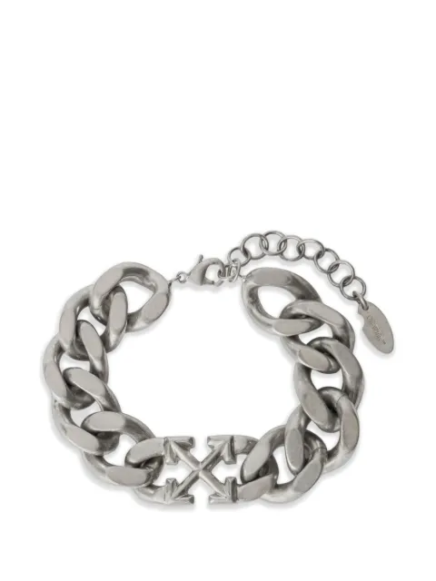 Off-White Arrow curb-chain bracelet