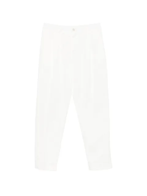 Canali pleated straight-leg trousers