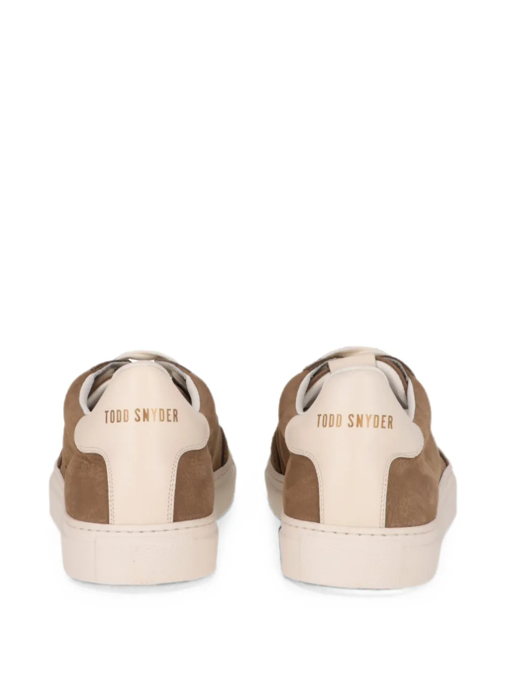 Todd Snyder suede panelled sneakers Bruin
