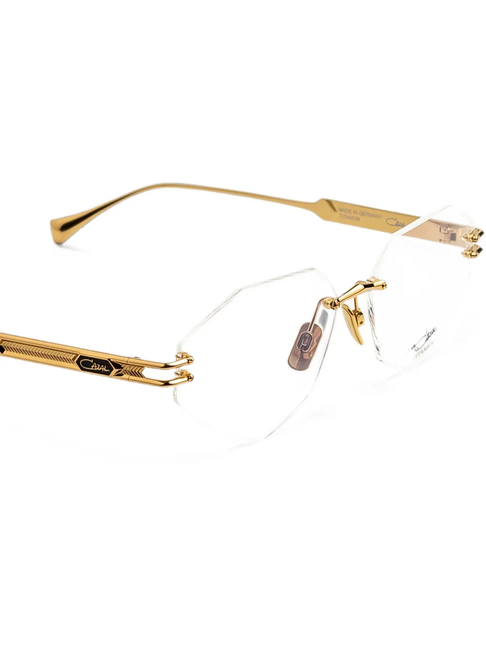 Cazal 5017 bril zonder montuur Goud