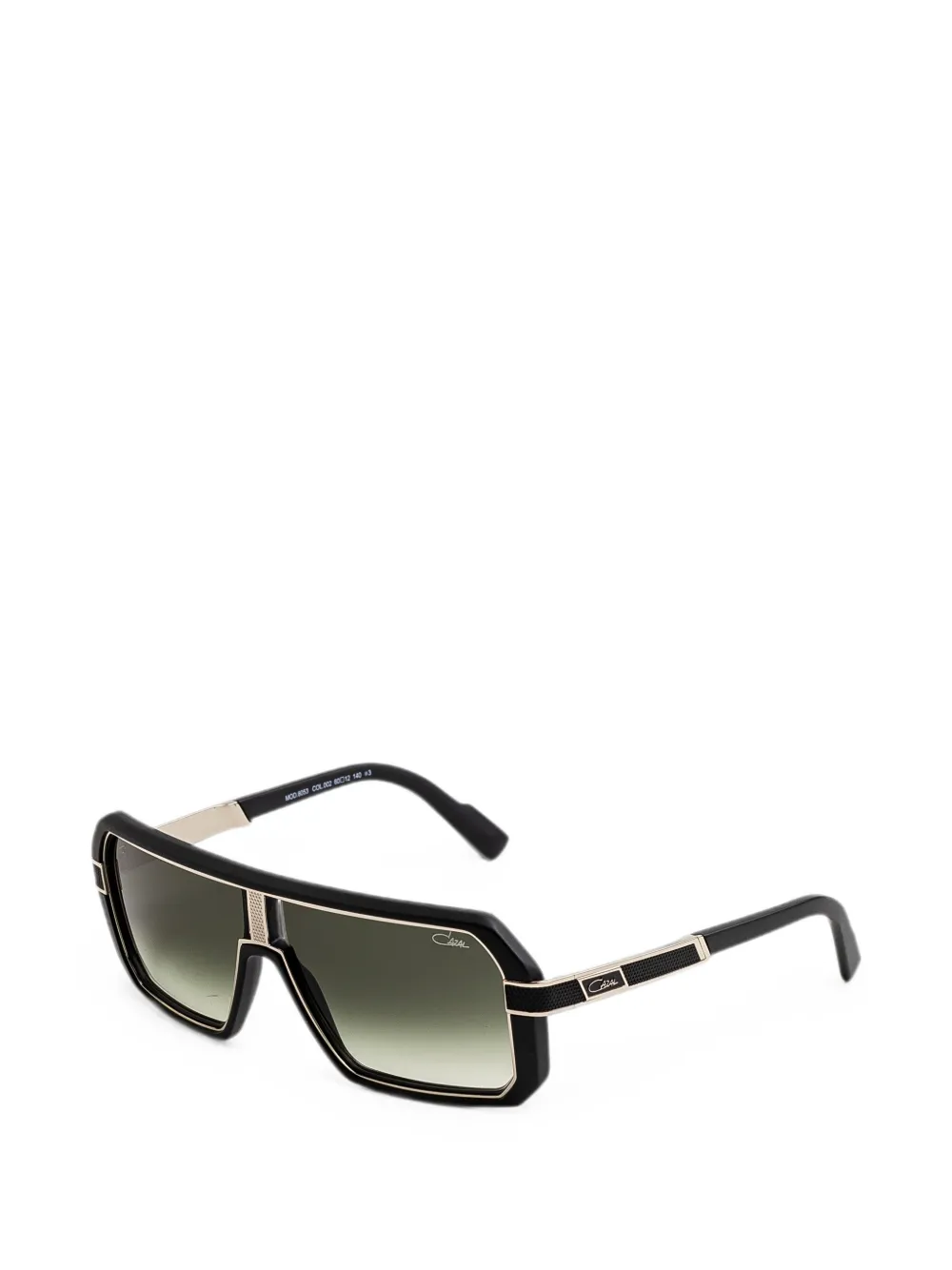 Cazal 8053 zonnebril met geometrisch montuur Zwart
