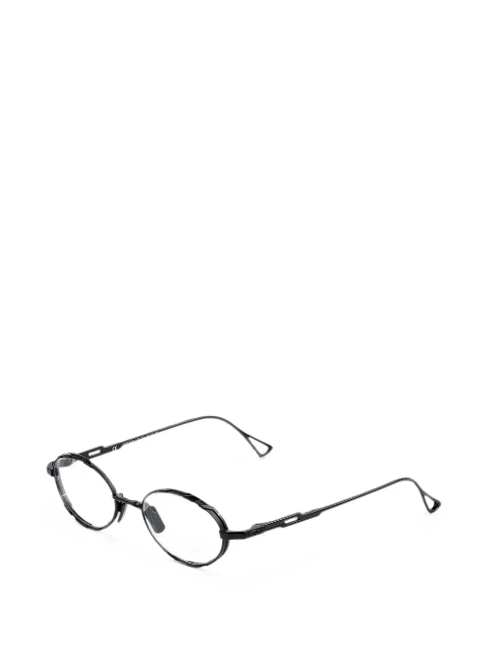 Cazal 5024 bril met ovalen montuur Zwart