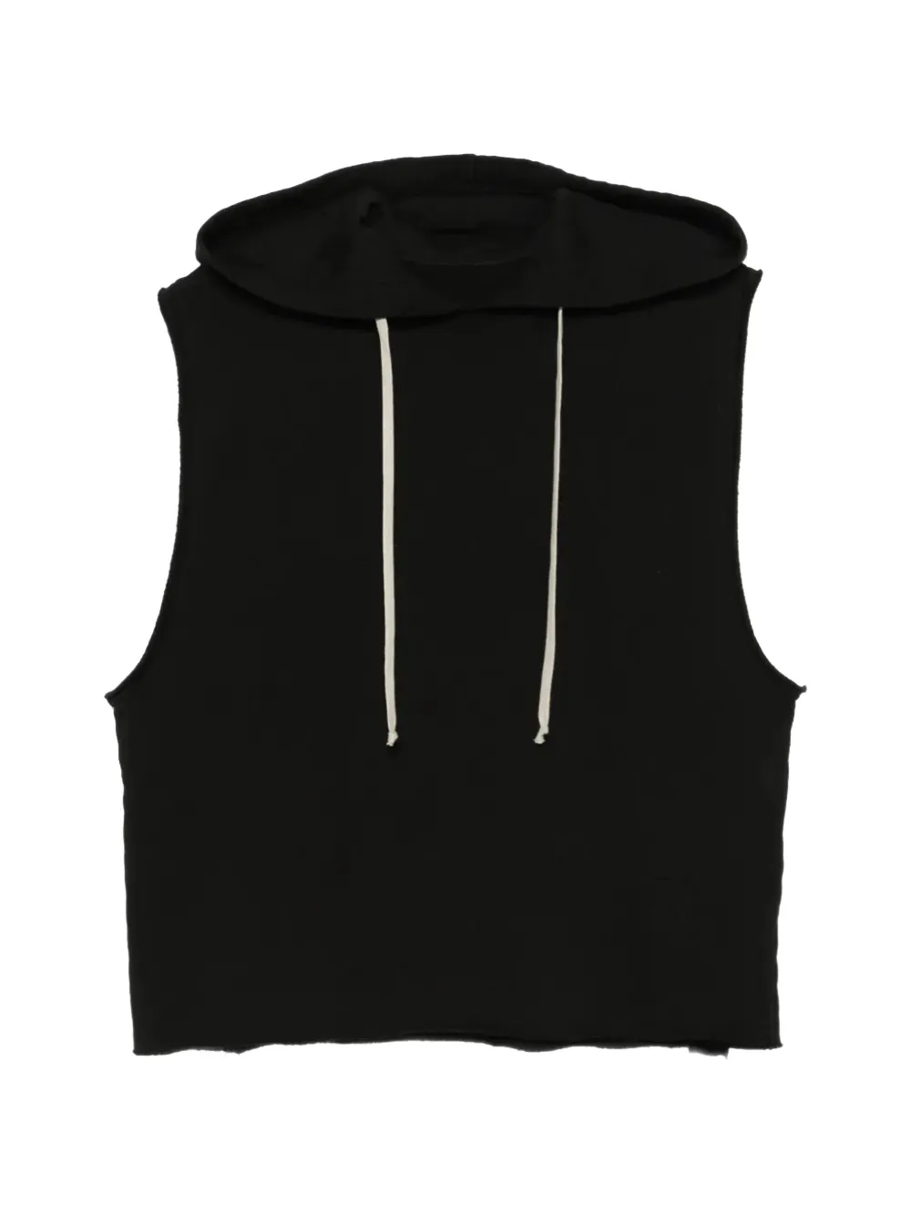 Rick Owens DRKSHDW sleeveless hoodie - Nero