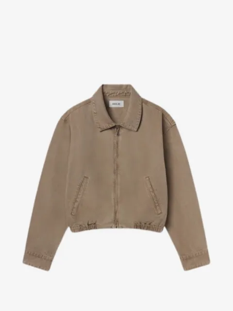 AGOLDE Nile elasticated-hem denim jacket