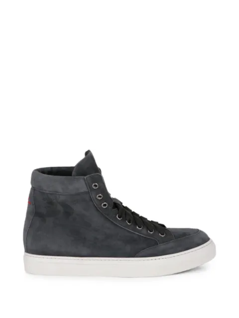 Isaia suede high-top sneakers