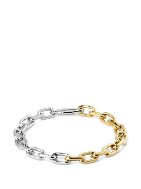 Daniel Wellington Contrast two-tone cable-link bracelet