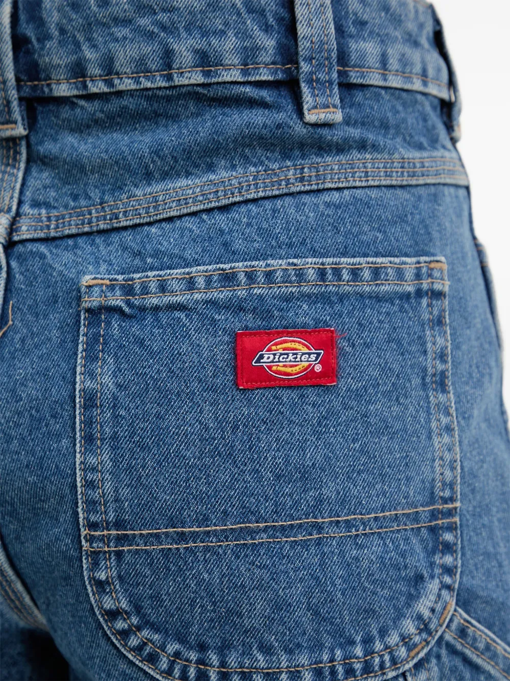 DICKIES 993 denim shorts in timmermansstijl Blauw