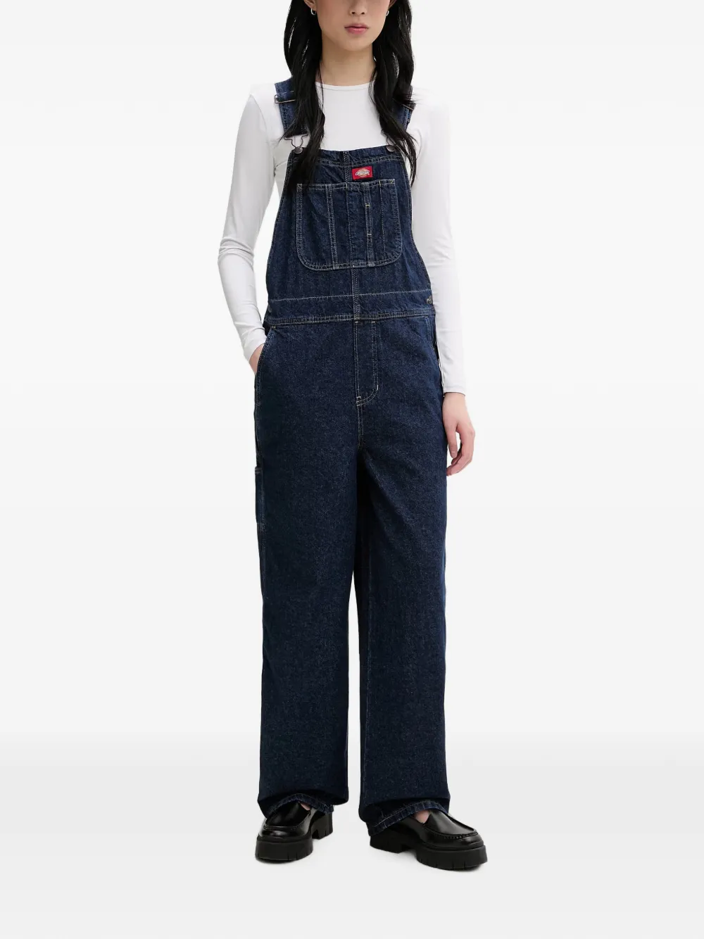 DICKIES Tuinbroek met logopatch Blauw