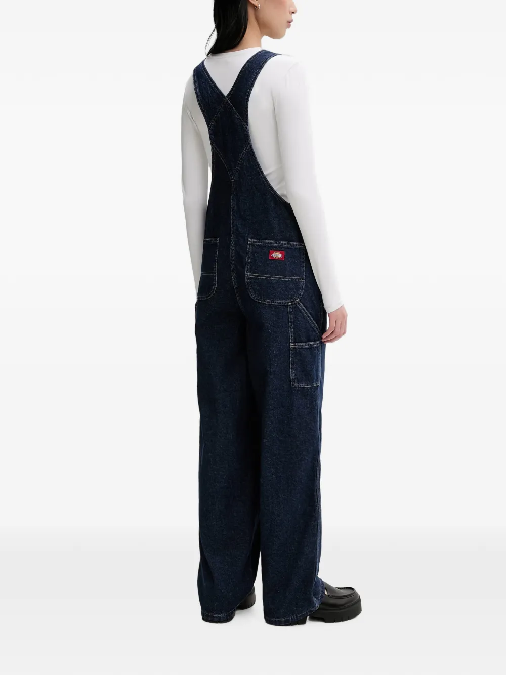 DICKIES Tuinbroek met logopatch Blauw