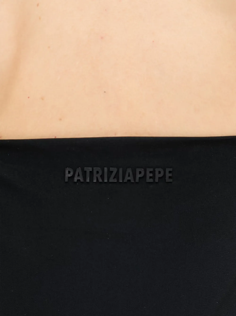 Patrizia Pepe Jumpsuit met kettingriem Zwart