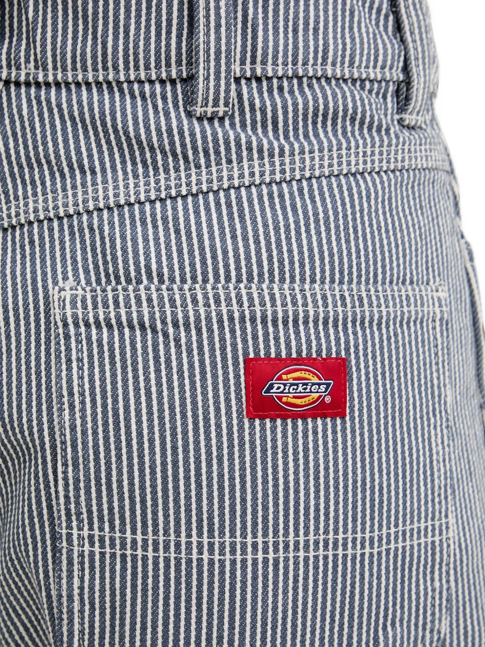 DICKIES Straight jeans met Hickory-streep Blauw