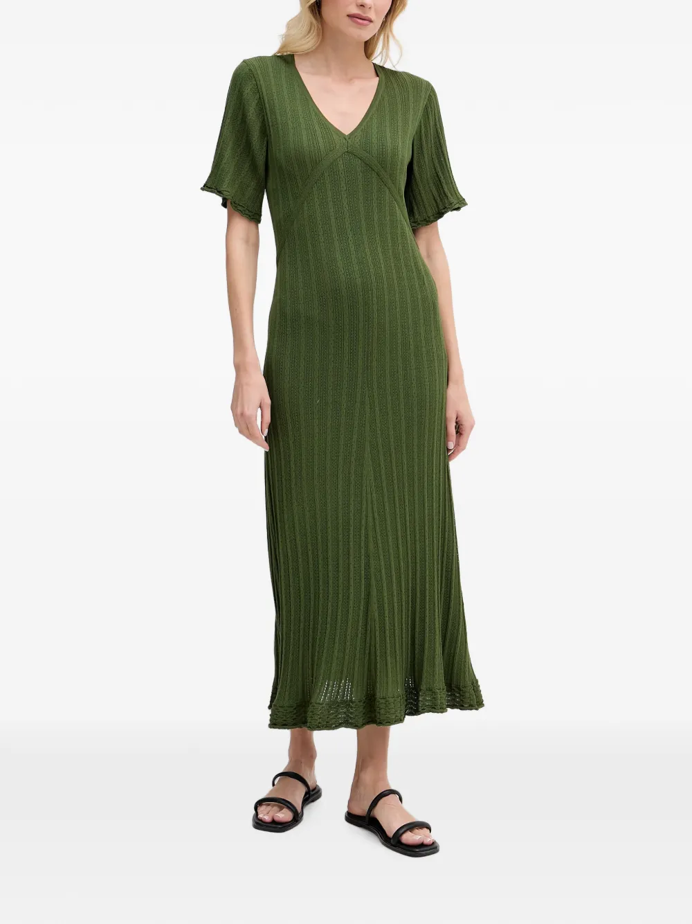 Hoss Intropia Anne midi dress - Verde