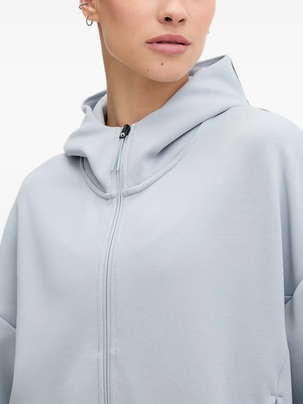 The North Face Jaida hoodie met rits en verlaagde schouders Blauw
