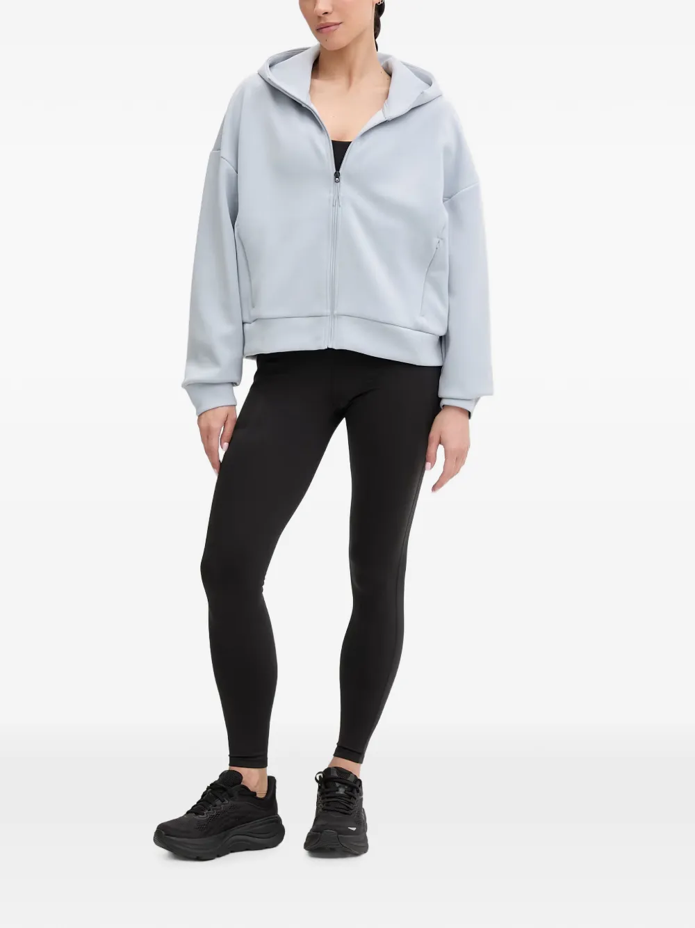 The North Face Jaida hoodie met rits en verlaagde schouders Blauw