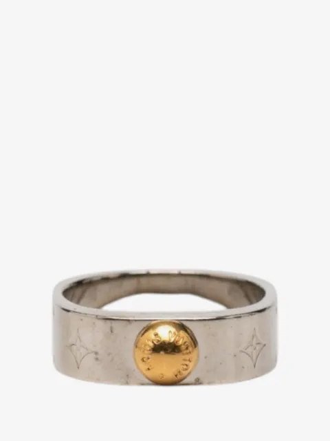 Louis Vuitton Pre-Owned 2019 Nanogram Ring aus Messing