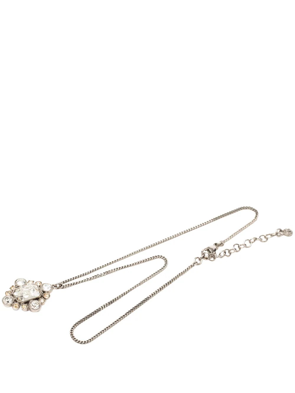 CHANEL Pre-Owned Collana con pendente CC 2008 - Argento