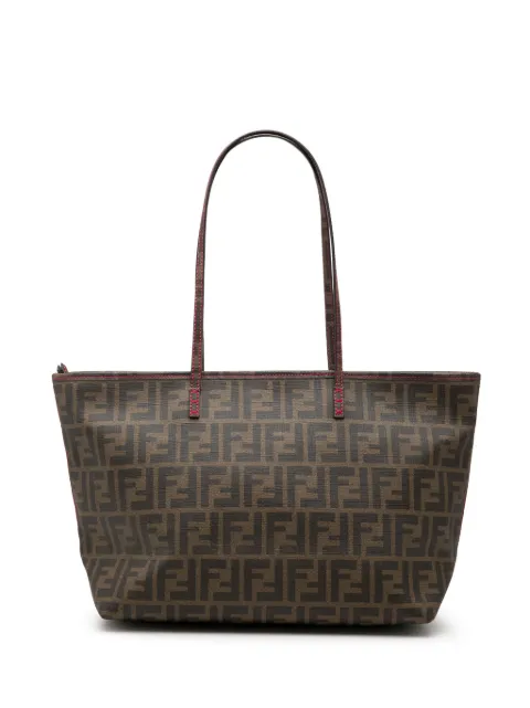 Fendi Pre-Owned bolso shopper Zucca Spalmati Roll pequeño 2010-2026