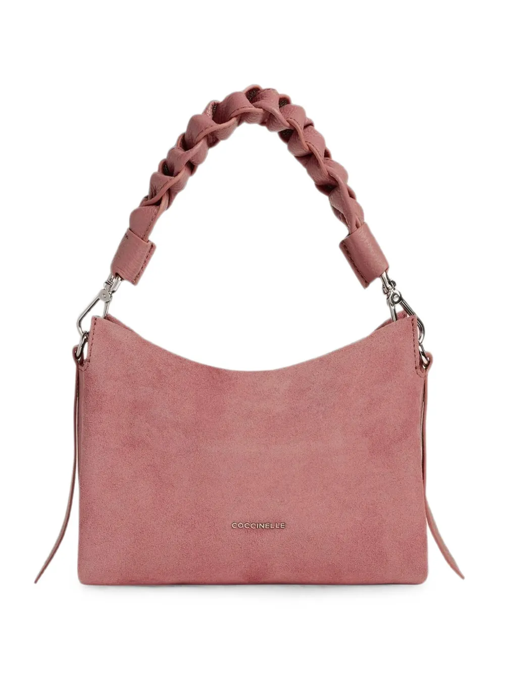 Coccinelle small Boheme suede tote bag - Rosa