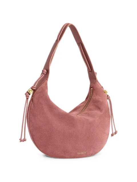 Coccinelle medium Thess suede shoulder bag