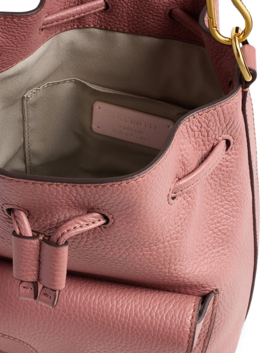 Coccinelle Beat Generation leren bucket-tas Roze