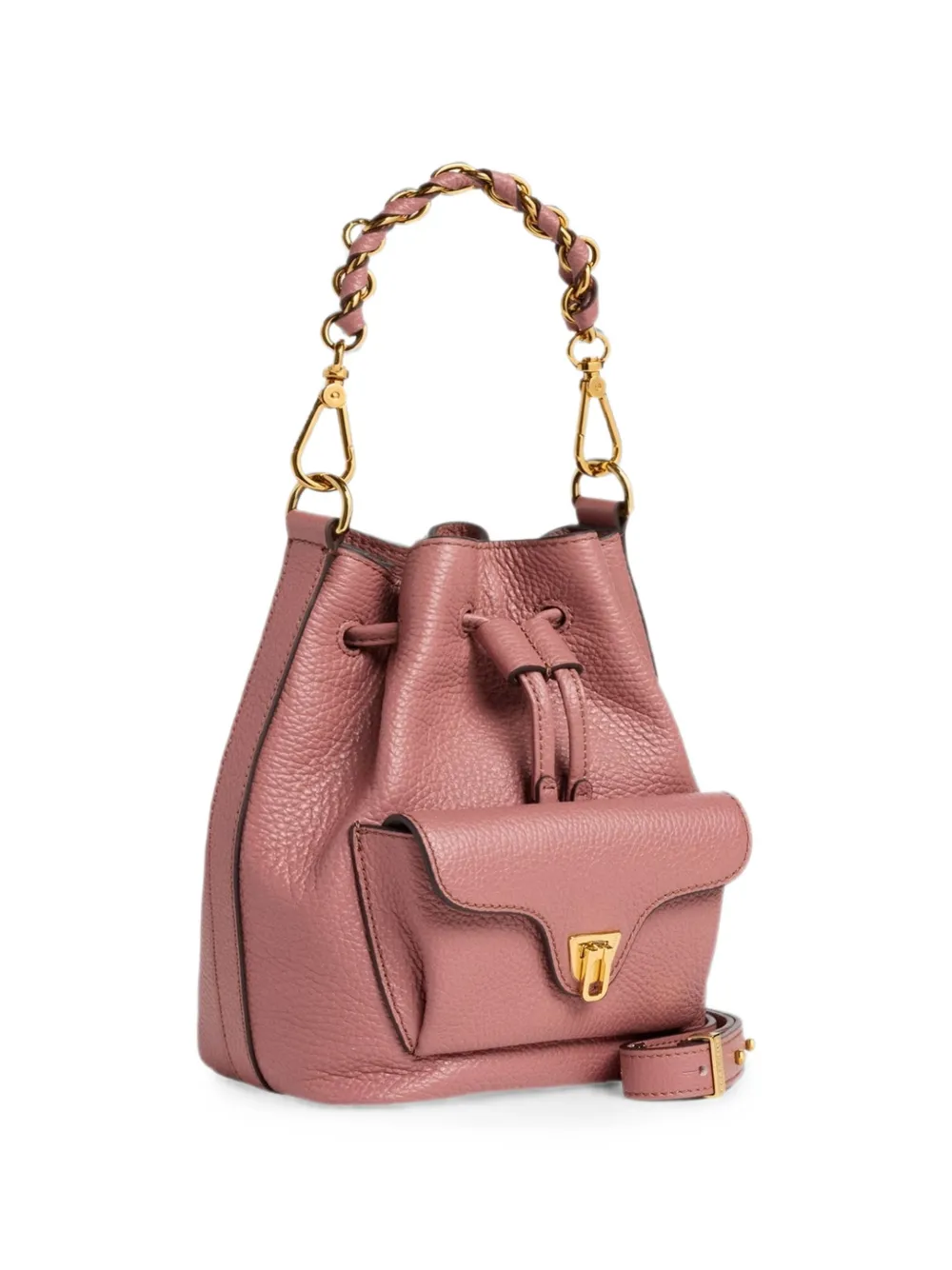 Coccinelle Beat Generation leren bucket-tas Roze