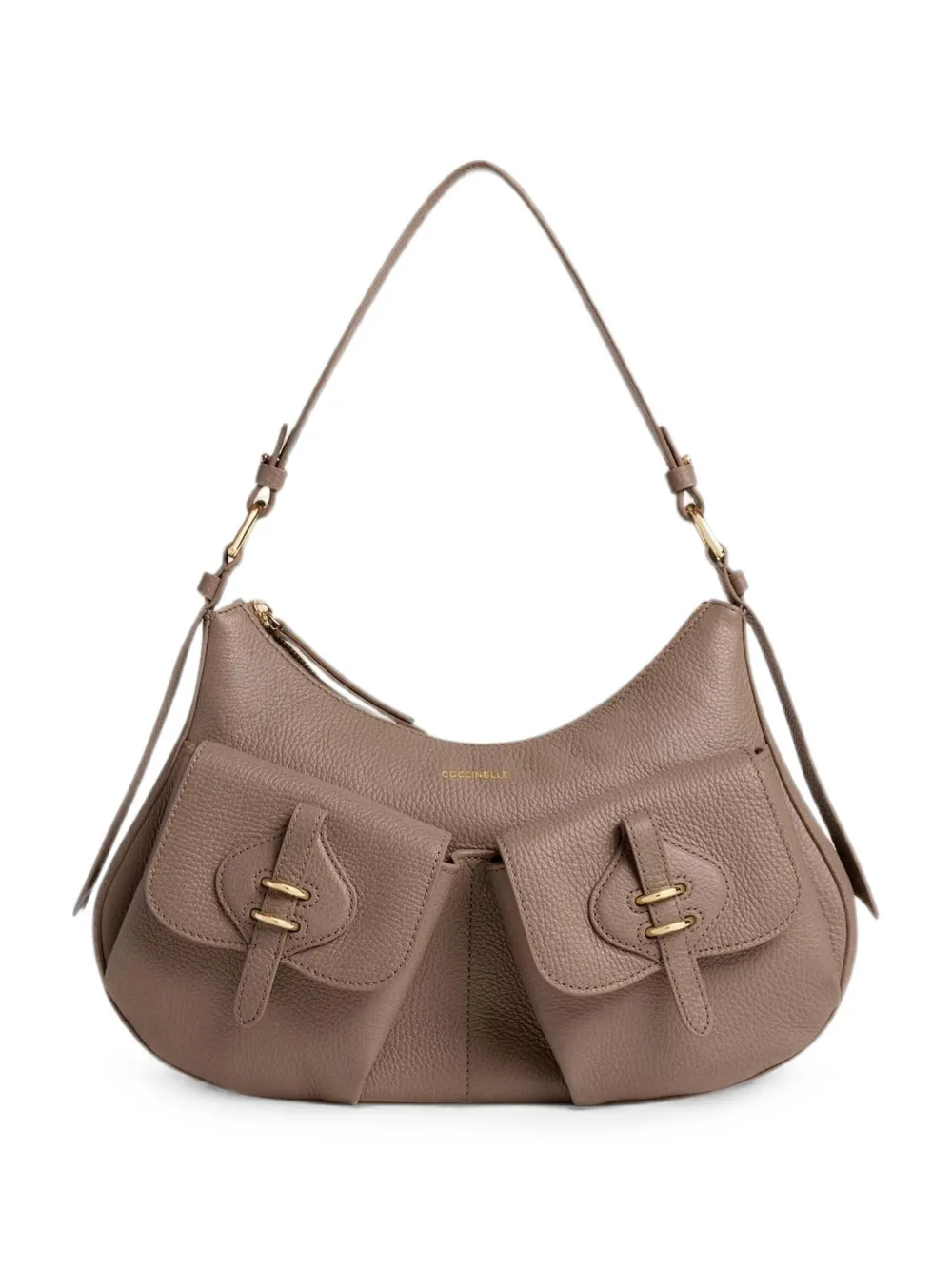 Coccinelle medium Mavery Pocket shoulder bag - Toni neutri