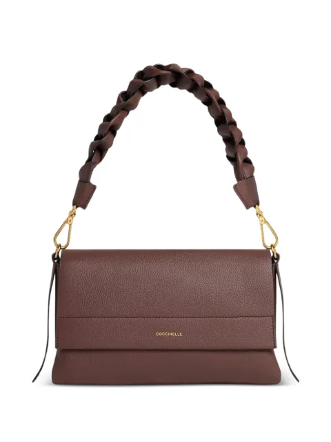 Coccinelle small Boheme braided-handle tote bag
