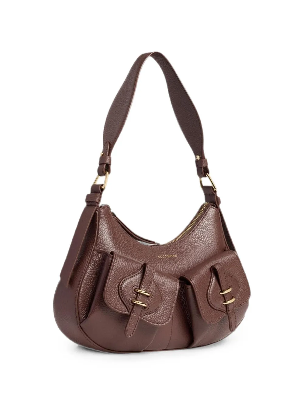 Coccinelle Kleine Mavery Pocket schoudertas Bruin