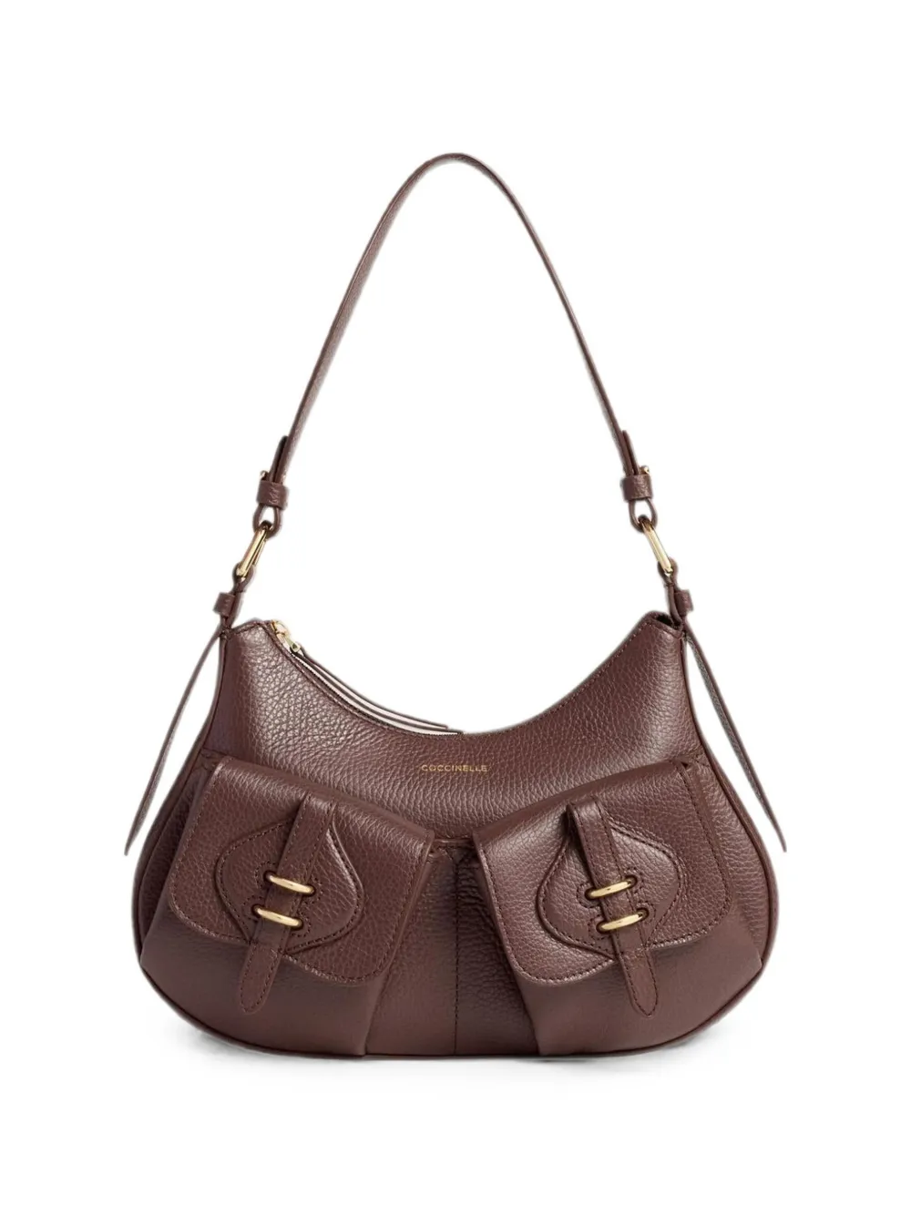 Coccinelle small Mavery Pocket shoulder bag - Marrone