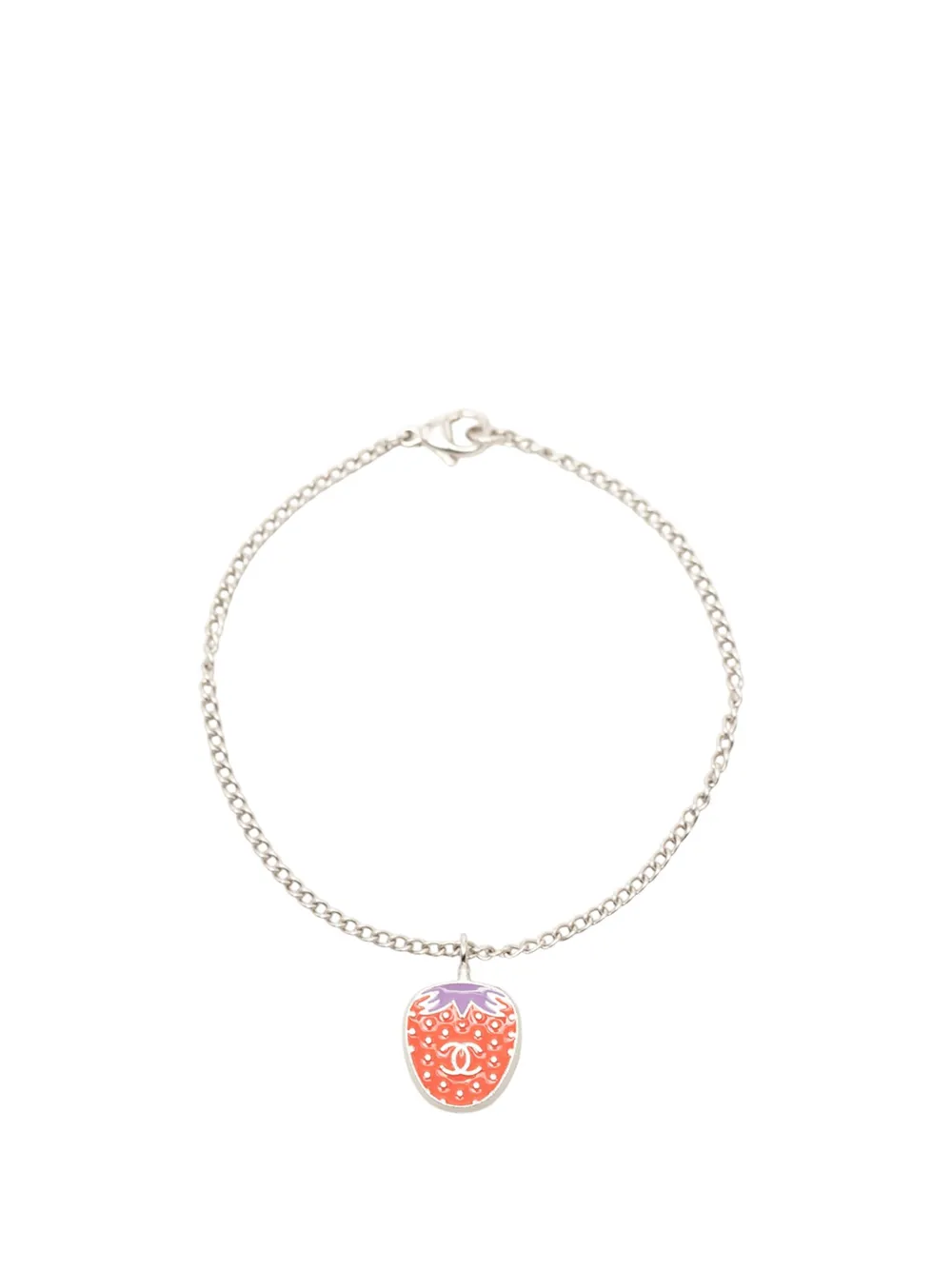 CHANEL Pre-Owned Bracciale con ciondoli CC 2004 - Rosa