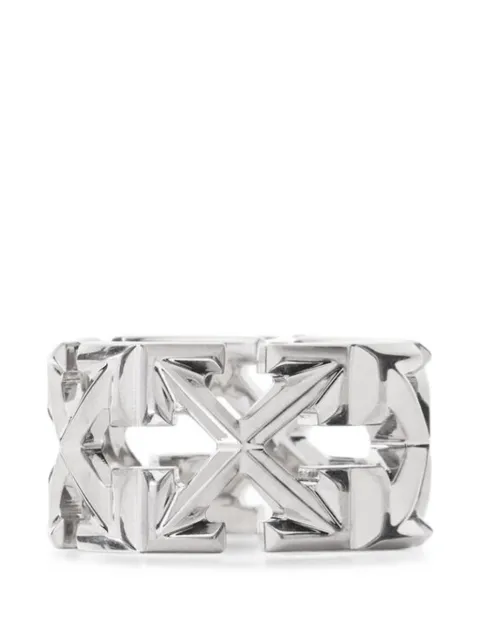 Off-White Arrow openwork ring