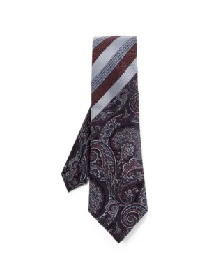 ETRO ペイズリー シルクネクタイ | ブルー | FARFETCH JP